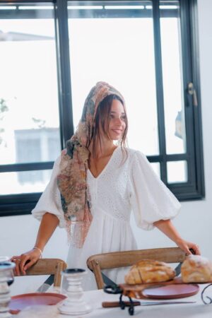 מטפחת מרובעת – דגם פארן